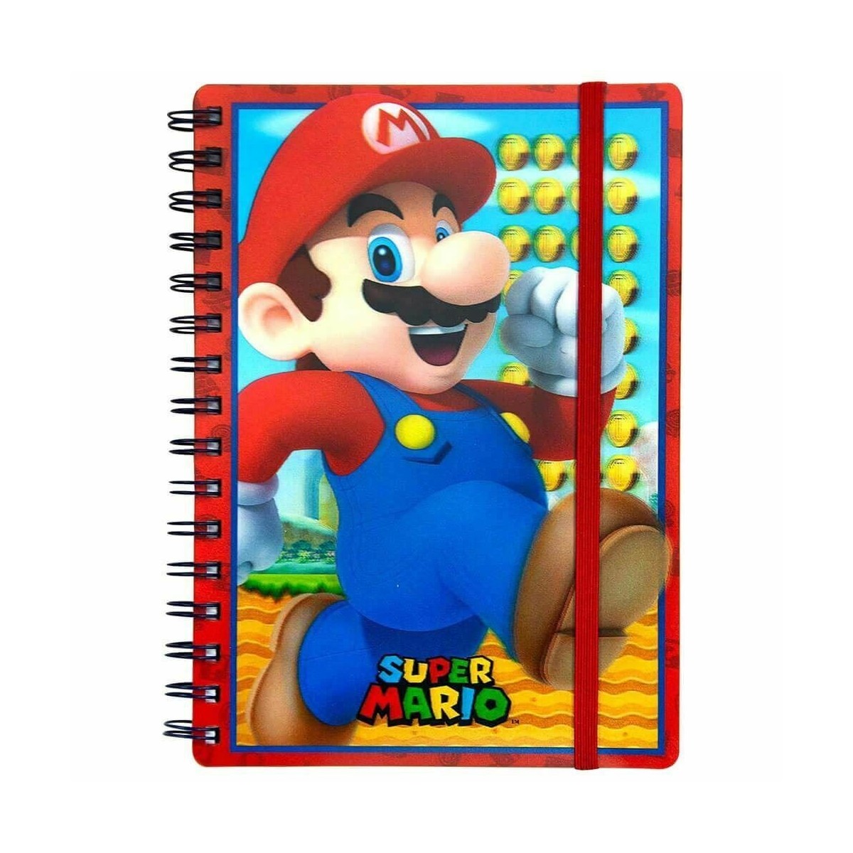 Nintendo Mario - Super Mario Lenticolare A5 Notebook