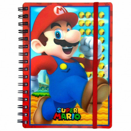 Nintendo Mario - Super Mario Lenticolare A5 Notebook