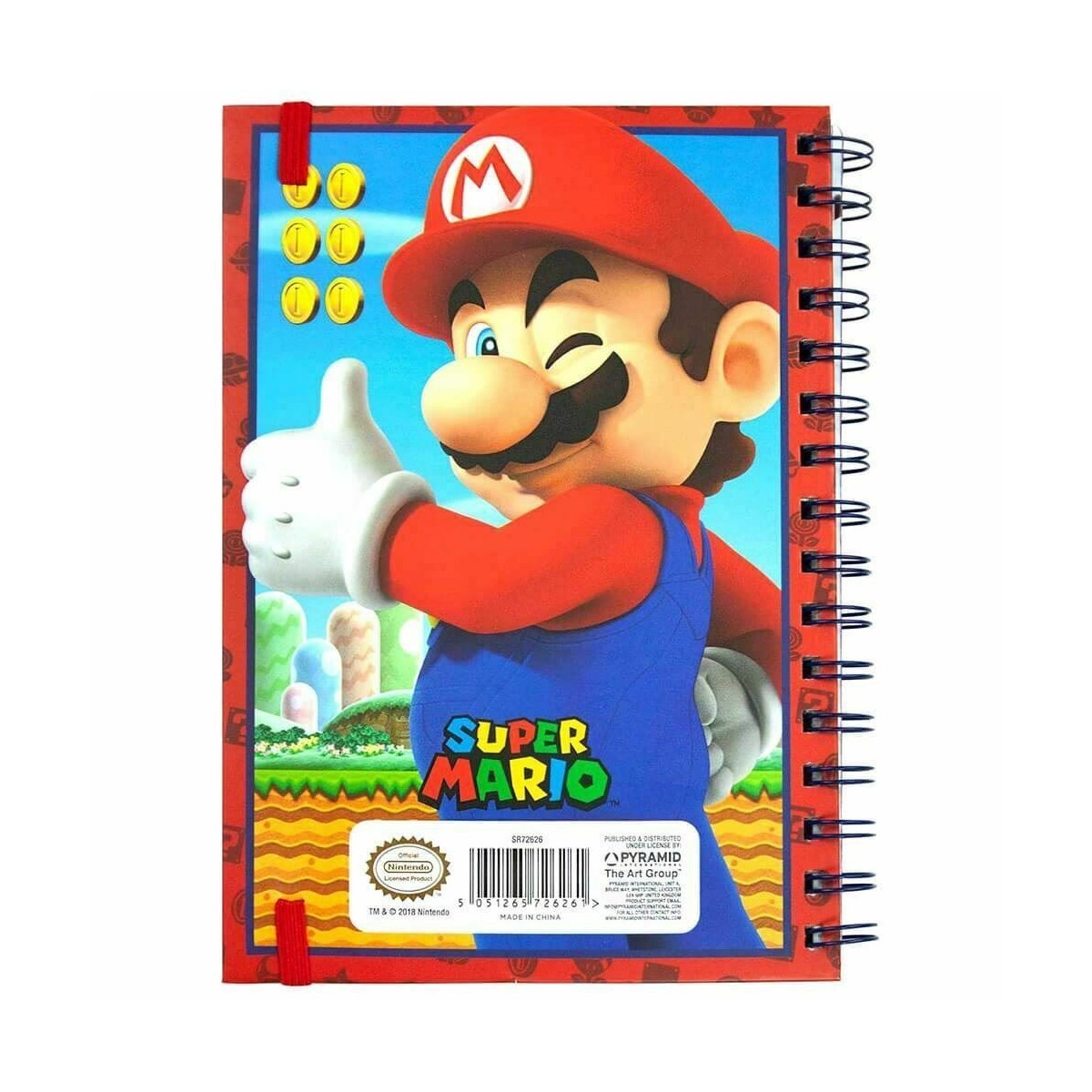 Nintendo Mario - Super Mario Lenticolare A5 Notebook