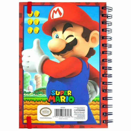 Nintendo Mario - Super Mario Lenticolare A5 Notebook