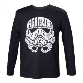 Star Wars - Maglietta per bambini - Stormtrooper Calligrafia 110-116