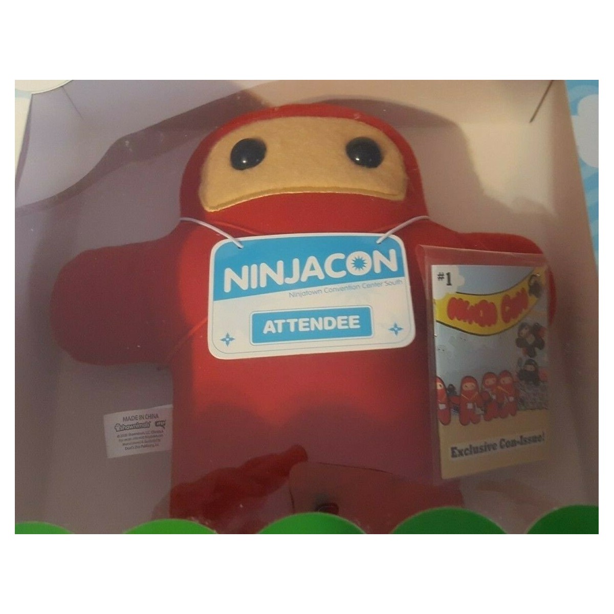 Peluche Ninja Geek Rouge