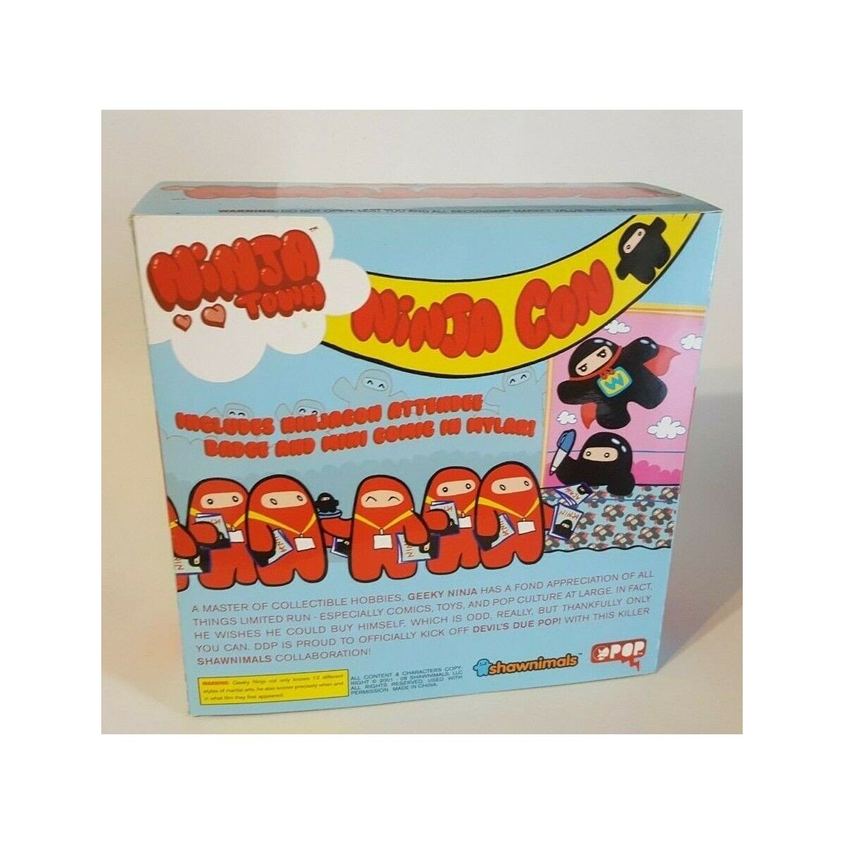 Peluche Ninja Geek Rouge