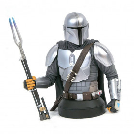 Gentle Giant - Star Wars The Mandalorian Full Beskar Armor 1/6 Busto - SDCC 2020 Exclusive
