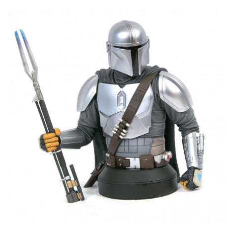 Gentle Giant - Star Wars The Mandalorian Full Beskar Armor 1/6 Busto - SDCC 2020 Exclusive