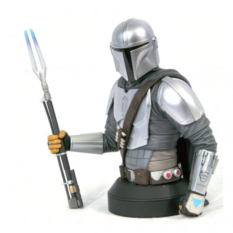 Gentle Giant - Star Wars The Mandalorian Full Beskar Armor 1/6 Busto - SDCC 2020 Exclusive