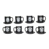 Harry Potter - set di 4 tazze da espresso EMBLEMI