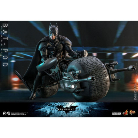 Hot Toys - Capolavoro del film Batpod Batman Il Cavaliere Oscuro si alza V2 1/6