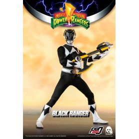 Tre 0 - Ranger nero - Mighty Morphin Power Rangers FigZero 1/6
