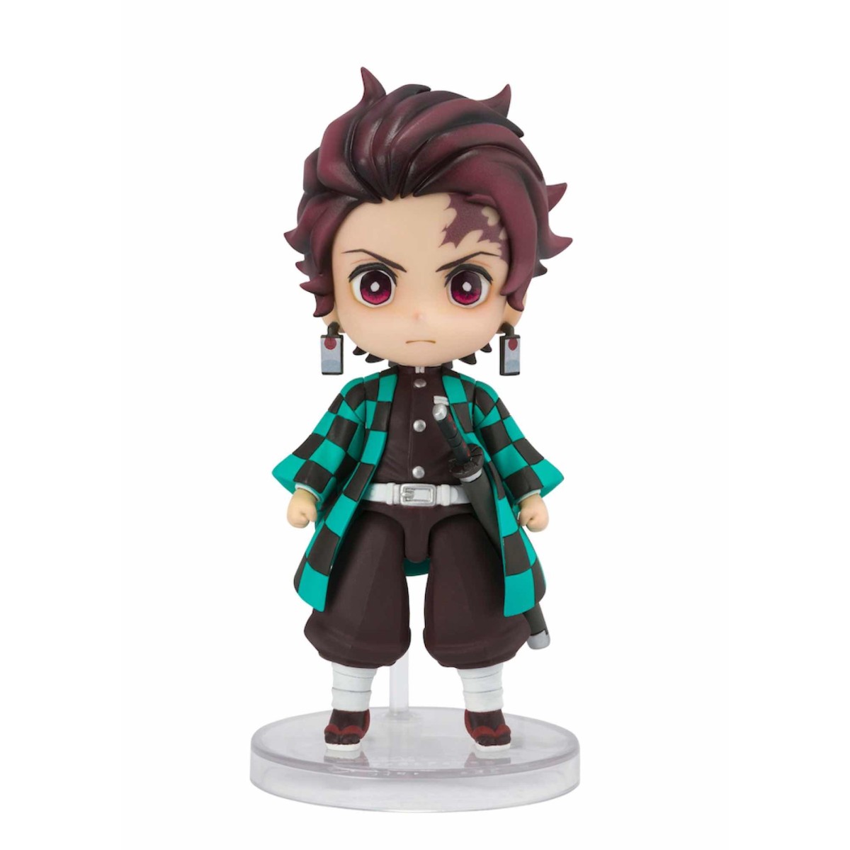 Figurina Bandai Figuarts MINI - TANJIRO KAMADO - Cacciatore di Demoni KIMETSU NO YAIBA