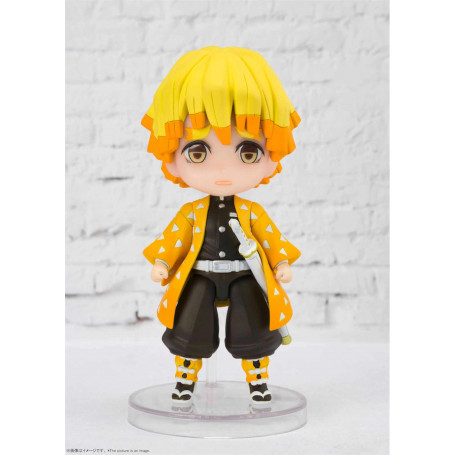 Figurina Bandai Figuarts MINI - ZENITSU AGATSUMA - Cacciatore di Demoni KIMETSU NO YAIBA
