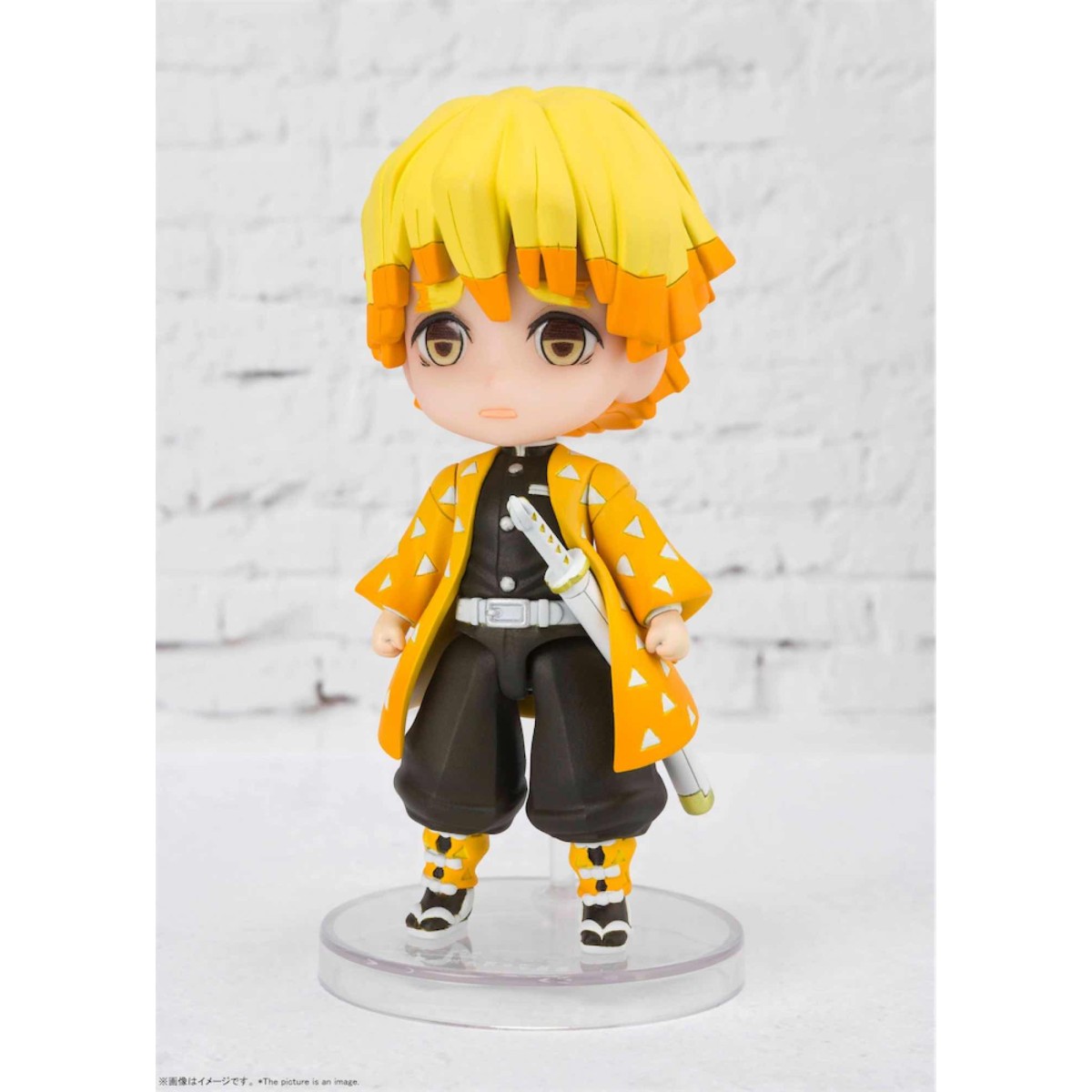 Figurina Bandai Figuarts MINI - ZENITSU AGATSUMA - Cacciatore di Demoni KIMETSU NO YAIBA