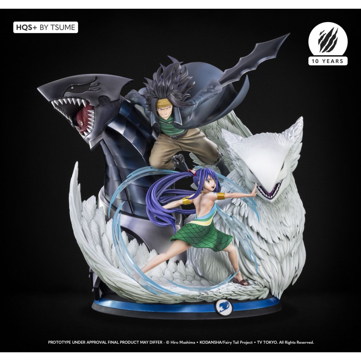 Tsume Statua Fata della Statua Tsume Coda di Fata Gajeel & Wendy HQS+