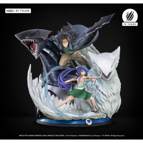 Tsume Statua Fata della Statua Tsume Coda di Fata Gajeel & Wendy HQS+