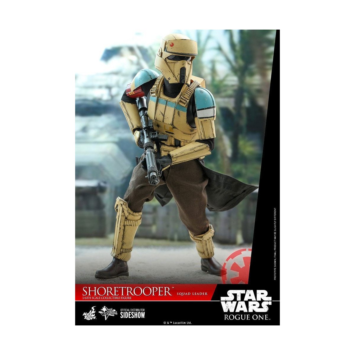 Hot Toys Star Wars Rogue One -Shoretrooper Capo Squad Leader della squadra