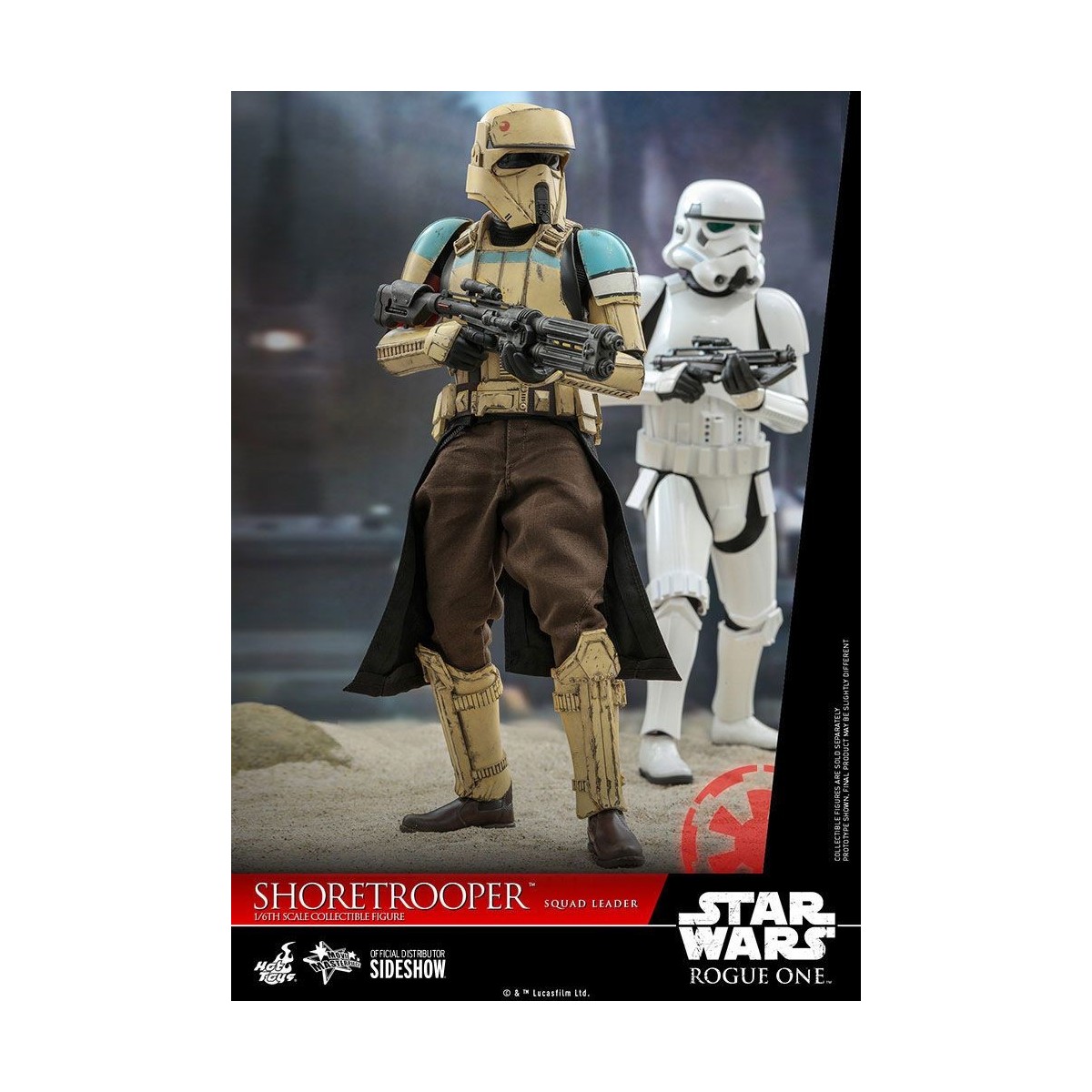 Hot Toys Star Wars Rogue One -Shoretrooper Capo Squad Leader della squadra