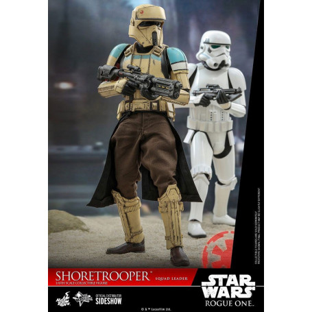 Hot Toys Star Wars Rogue One -Shoretrooper Capo Squad Leader della squadra