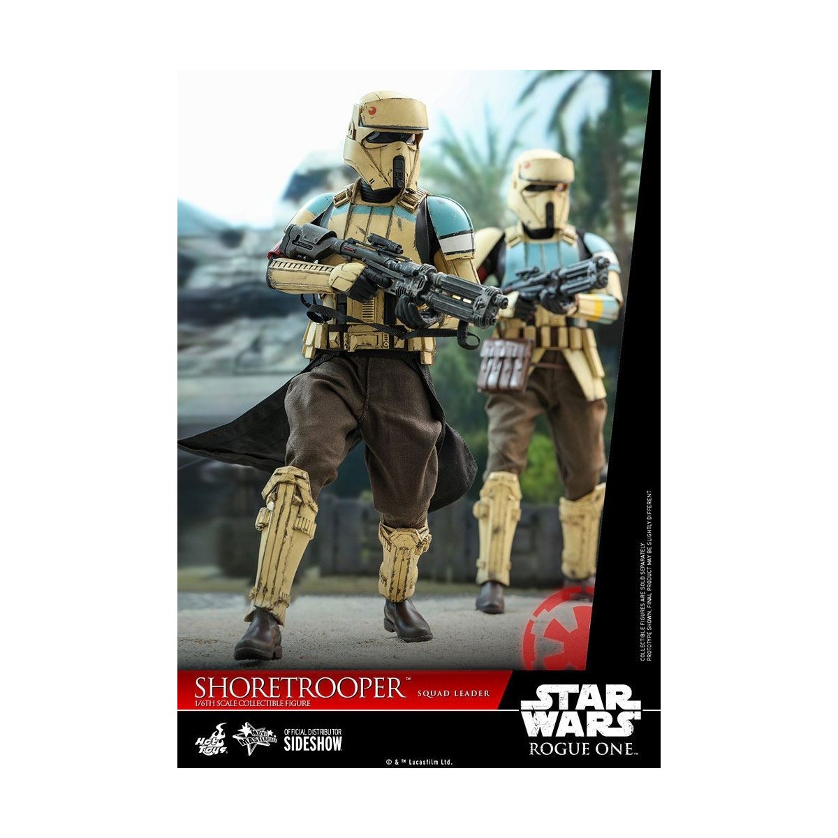 Hot Toys Star Wars Rogue One -Shoretrooper Capo Squad Leader della squadra