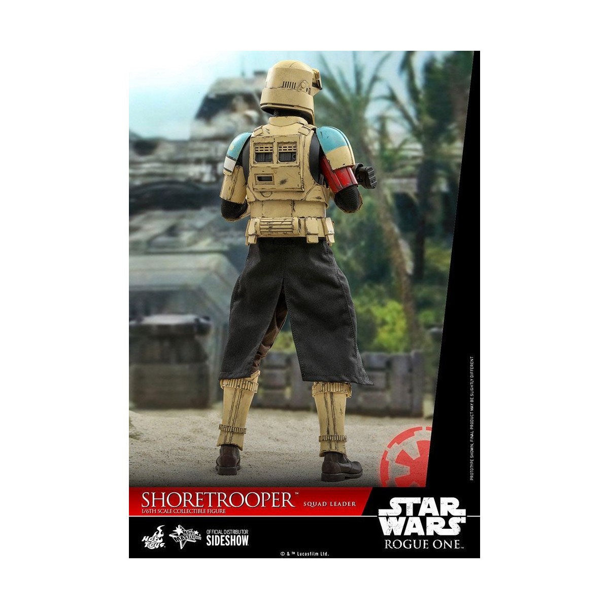 Hot Toys Star Wars Rogue One -Shoretrooper Capo Squad Leader della squadra