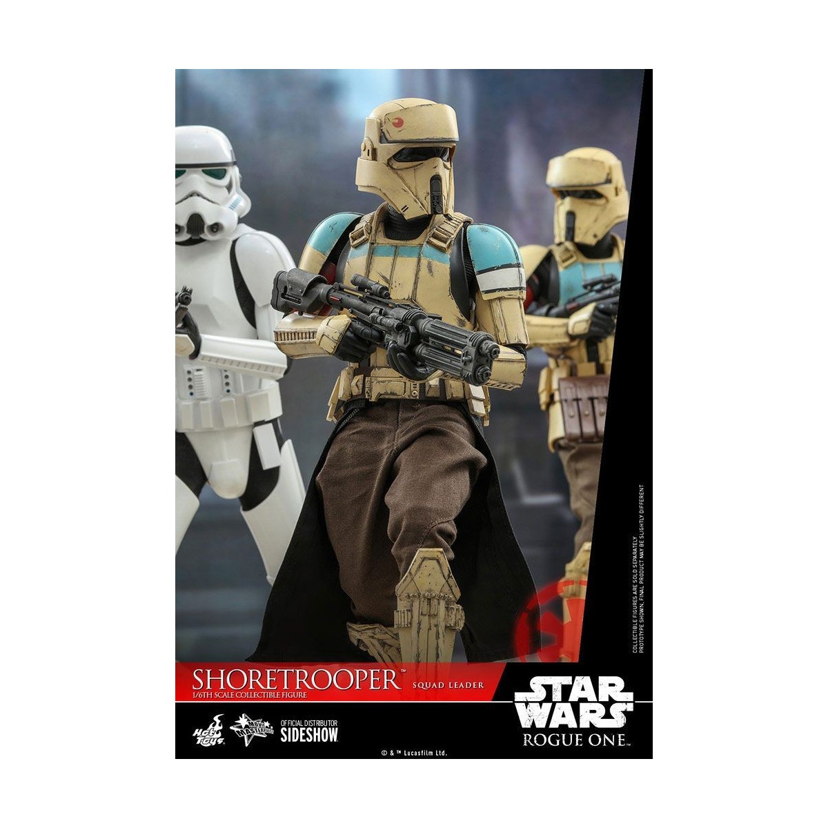 Hot Toys Star Wars Rogue One -Shoretrooper Capo Squad Leader della squadra