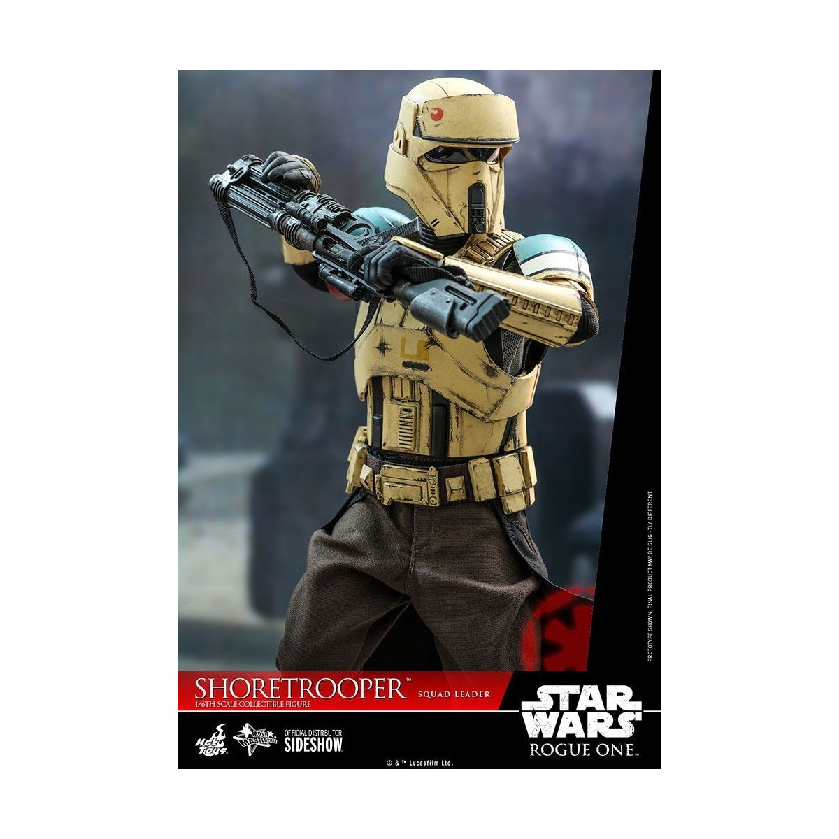 Hot Toys Star Wars Rogue One -Shoretrooper Capo Squad Leader della squadra