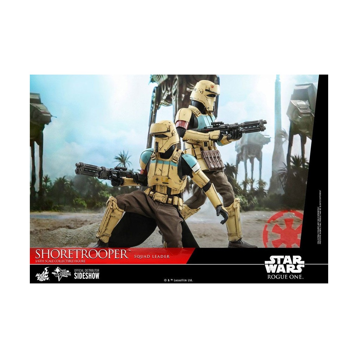 Hot Toys Star Wars Rogue One -Shoretrooper Capo Squad Leader della squadra