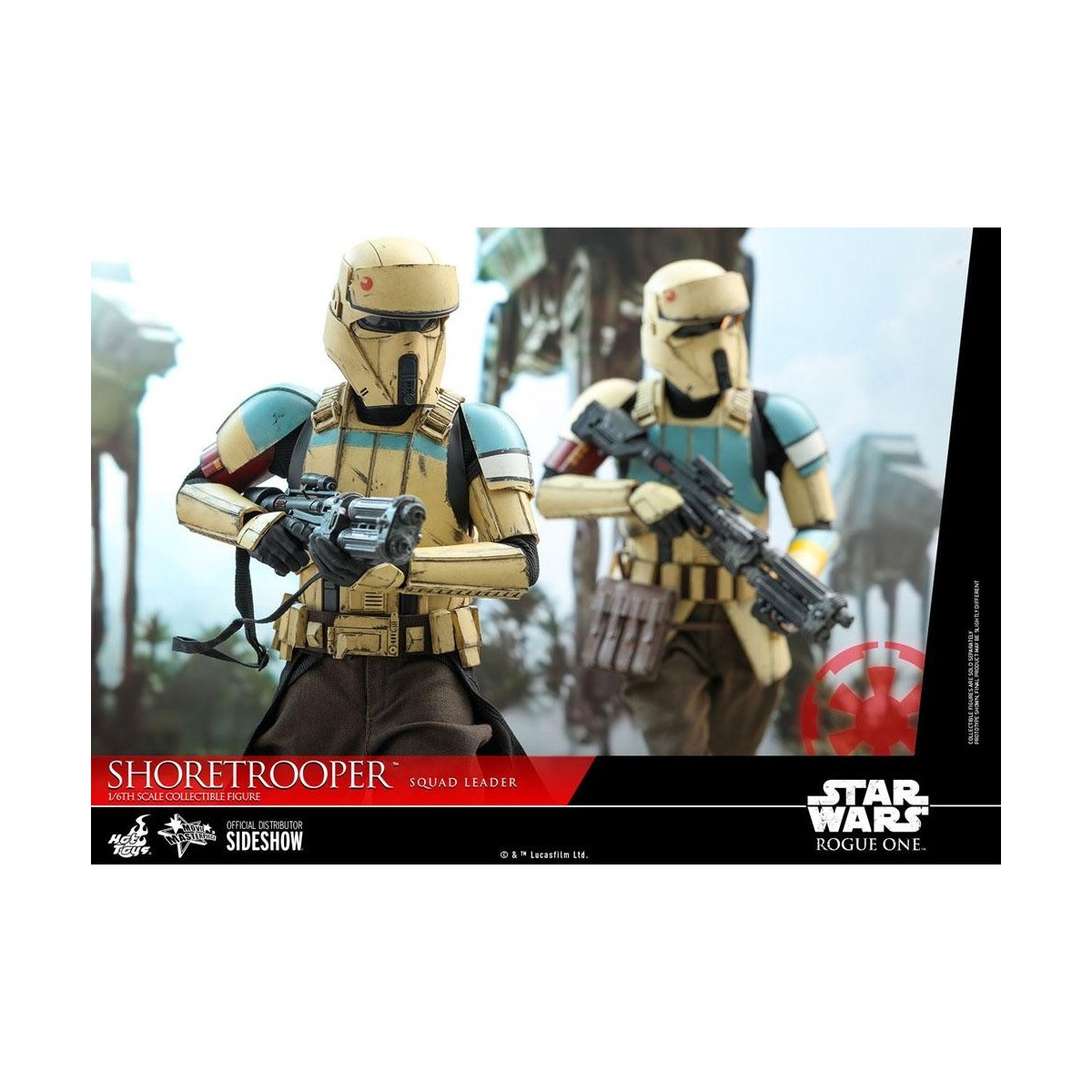 Hot Toys Star Wars Rogue One -Shoretrooper Capo Squad Leader della squadra