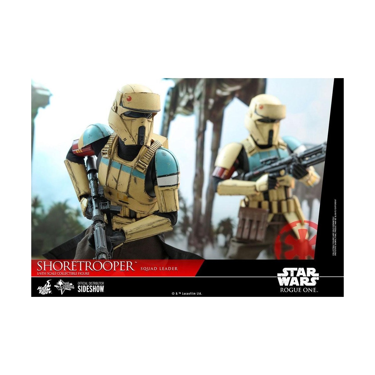 Hot Toys Star Wars Rogue One -Shoretrooper Capo Squad Leader della squadra