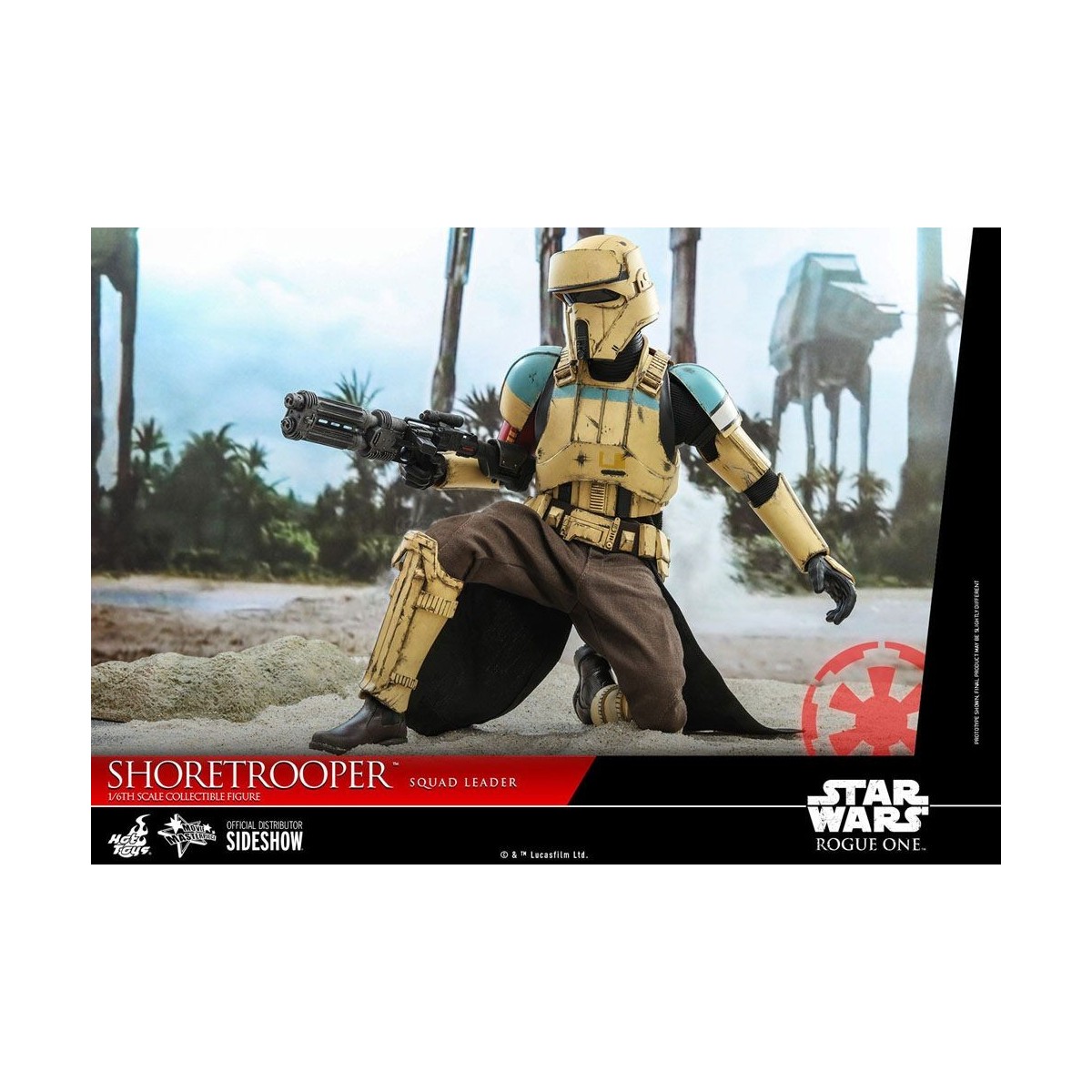 Hot Toys Star Wars Rogue One -Shoretrooper Capo Squad Leader della squadra