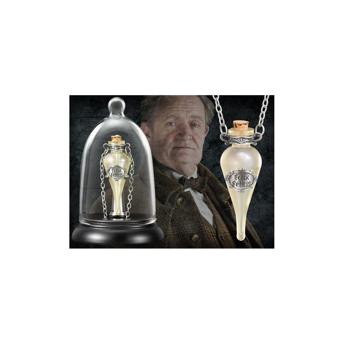  Collezione Nobile - Harry Potter - Felix felicis - ciondolo e supporto