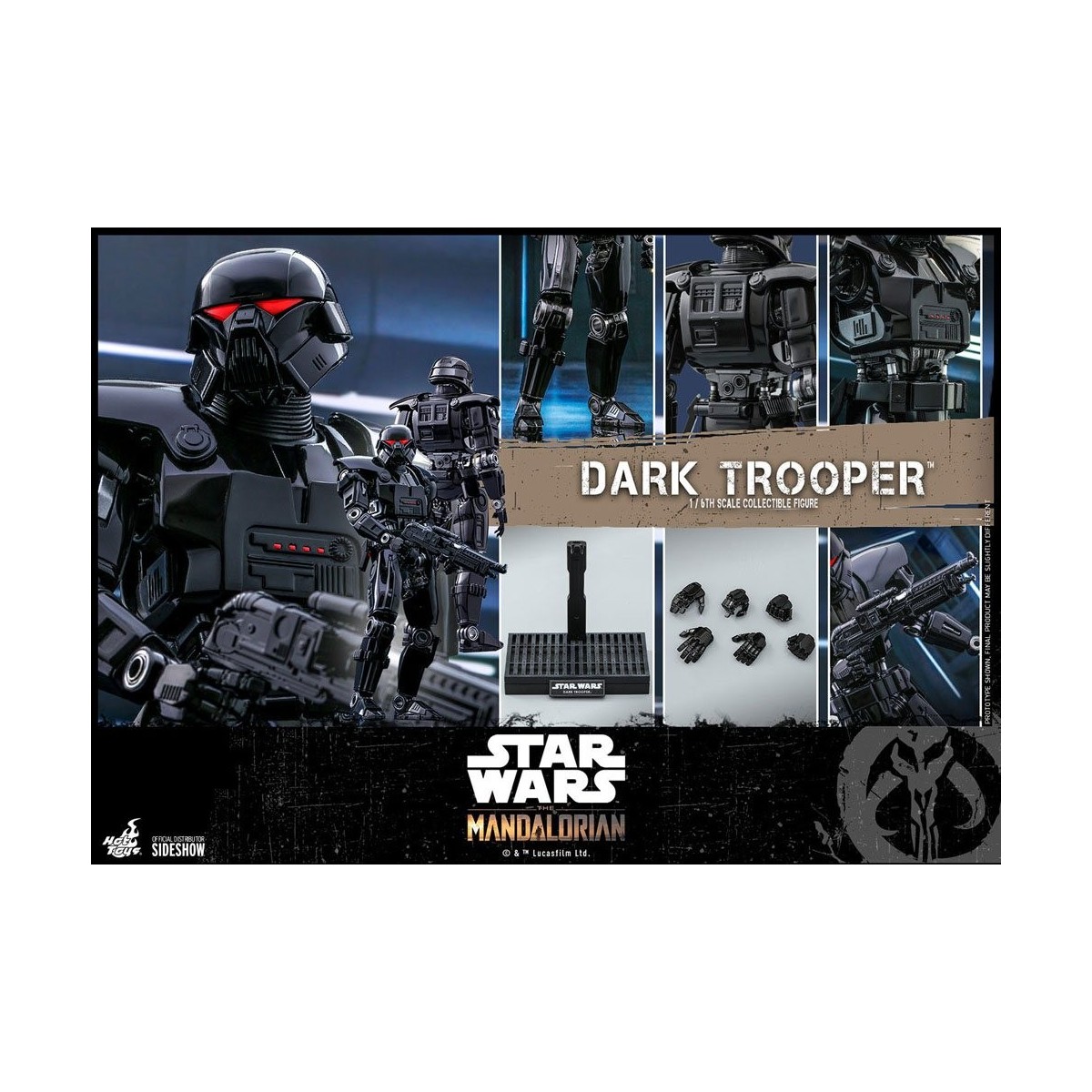 Hot Toys Star Wars - Il Mandaloriano - Dark Trooper 1/6