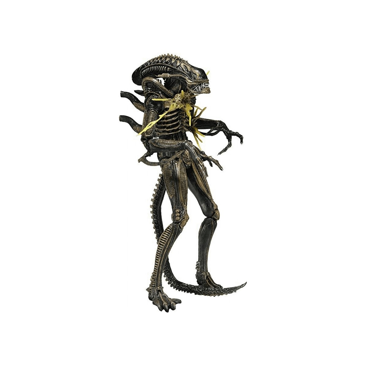 NECA ALIENS - Marrone Xenomorfo Guerriero Xenomorfo da battaglia danneggiato Serie 12