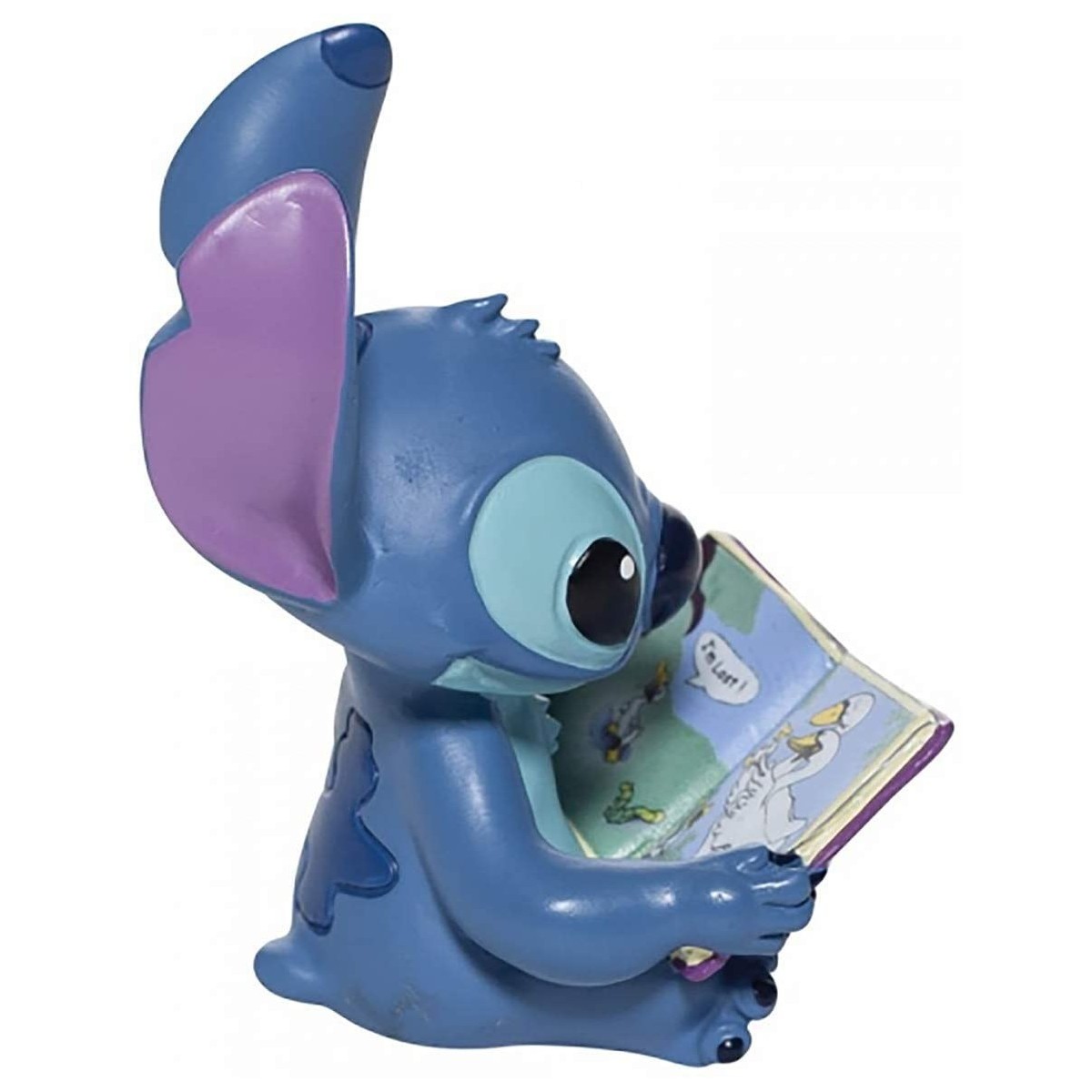 Disney Traditions Lilo e Stich - Stitch con un libro - 6cm