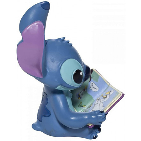 Disney Traditions Lilo e Stich - Stitch con un libro - 6cm