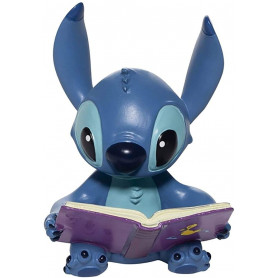 Disney Traditions Lilo e Stich - Stitch con un libro - 6cm
