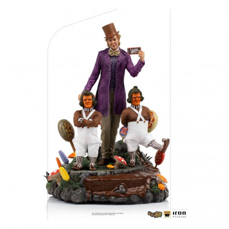 Iron Studios - Willy Wonka Charlie e la fabbrica di cioccolato (1971) Deluxe Art Scale statuetta 1/10