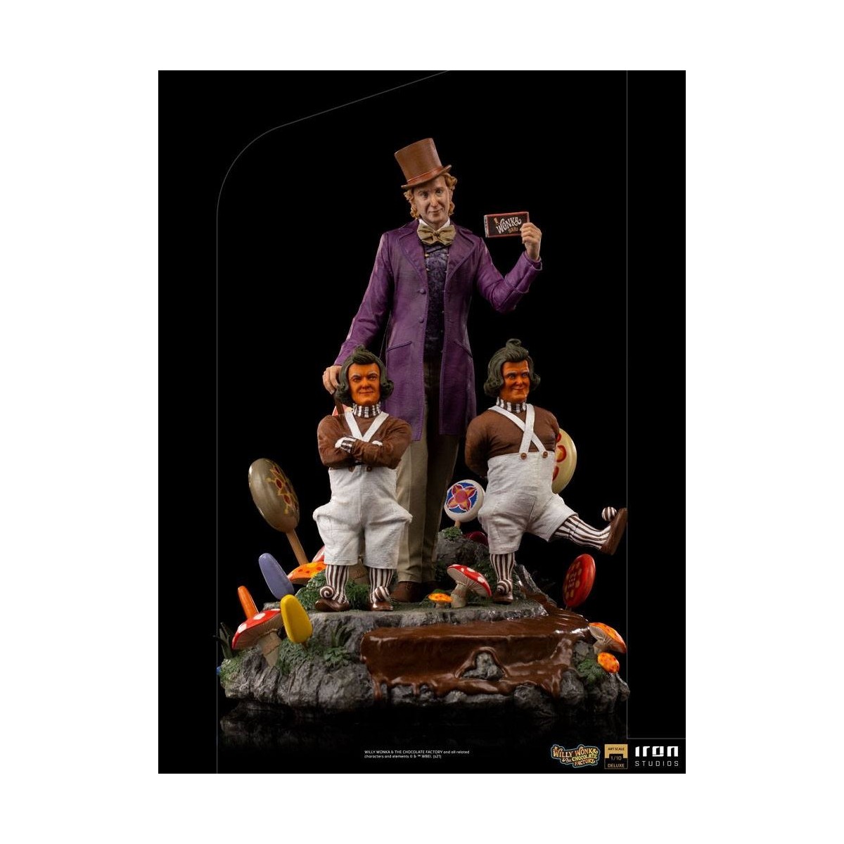 Iron Studios - Willy Wonka Charlie e la fabbrica di cioccolato (1971) Deluxe Art Scale statuetta 1/10