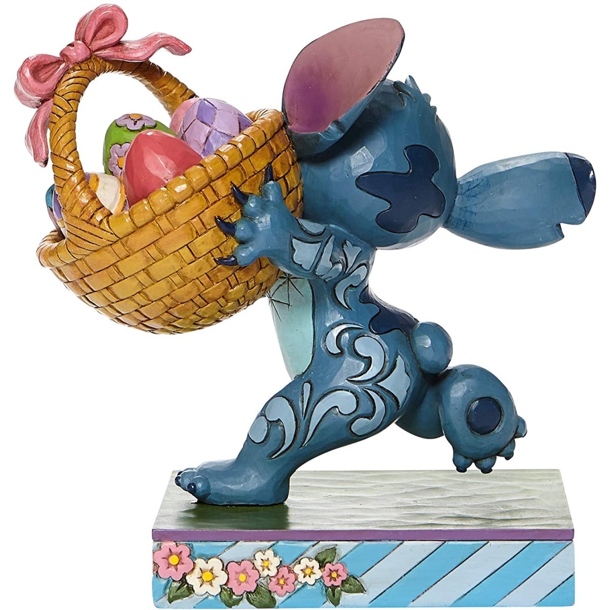 Disney Traditions Lilo e Stich - Stitch che corre con cestino di Pasqua