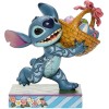Disney Traditions Lilo e Stich - Stitch che corre con cestino di Pasqua