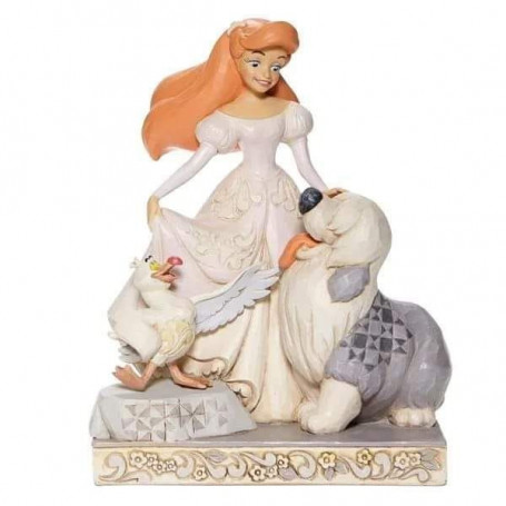 Enesco Disney Traditions - Ariel Spirited Siren - WHITE WOODLAND