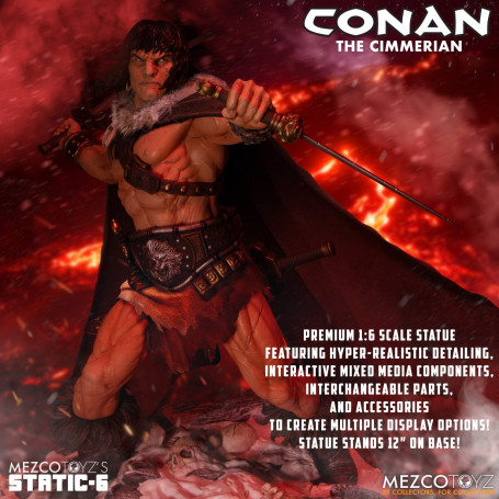 Mezco - Static 6 - Conan il cimmerio 1/6 statua
