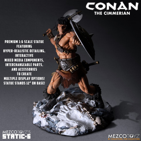 Mezco - Static 6 - Conan il cimmerio 1/6 statua