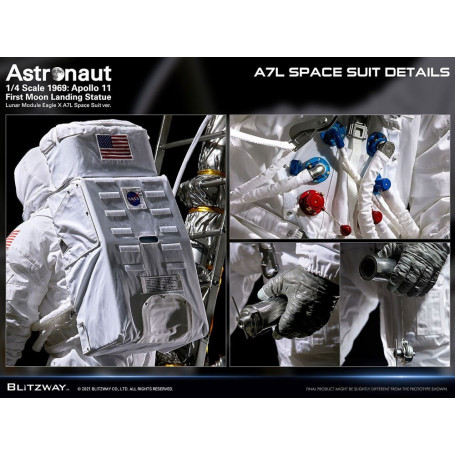 Blitzway - Astronauta Apollo 11: LM-5 A7L ver. 1/4 - Hybrid Superb Scale
