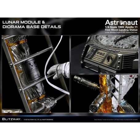 Blitzway - Astronauta Apollo 11: LM-5 A7L ver. 1/4 - Hybrid Superb Scale
