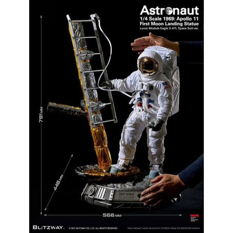 Blitzway - Astronauta Apollo 11: LM-5 A7L ver. 1/4 - Hybrid Superb Scale