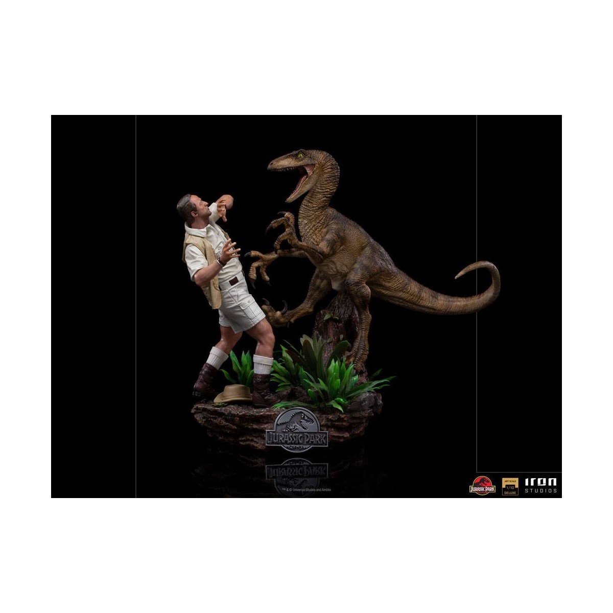 Iron Studios - Clever Girl - Jurassic Park 1/10 Deluxe Art Scale
