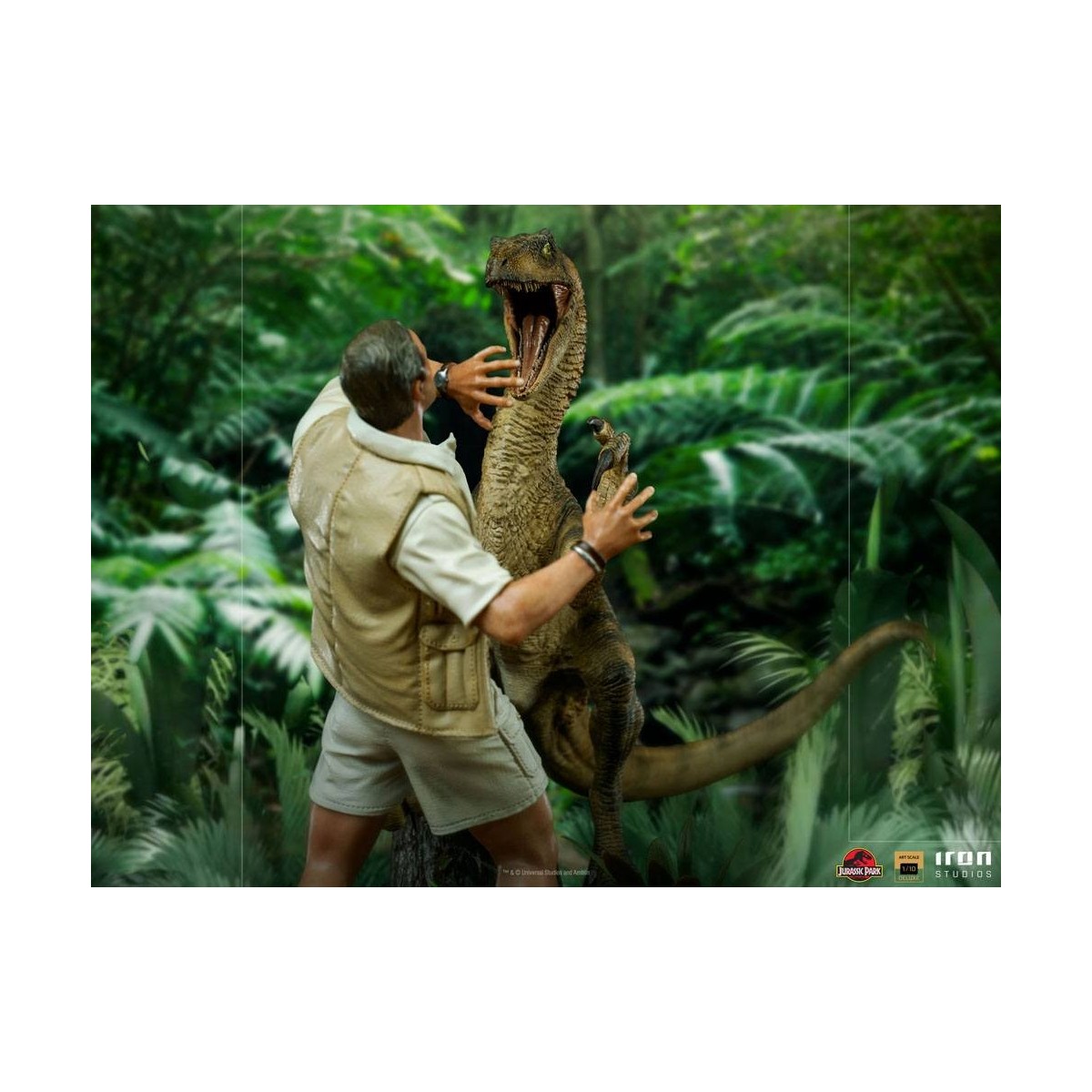 Iron Studios - Clever Girl - Jurassic Park 1/10 Deluxe Art Scale