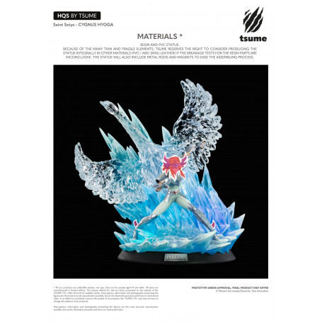 Statua Tsume HQS Saint Seiya - Swan Hyoga - Cygnus Hyoga