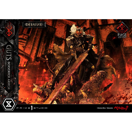 Prime 1 Studio Berserk - Armatura Berserker Guts "Rage Edition" 1/4 - Versione Deluxe