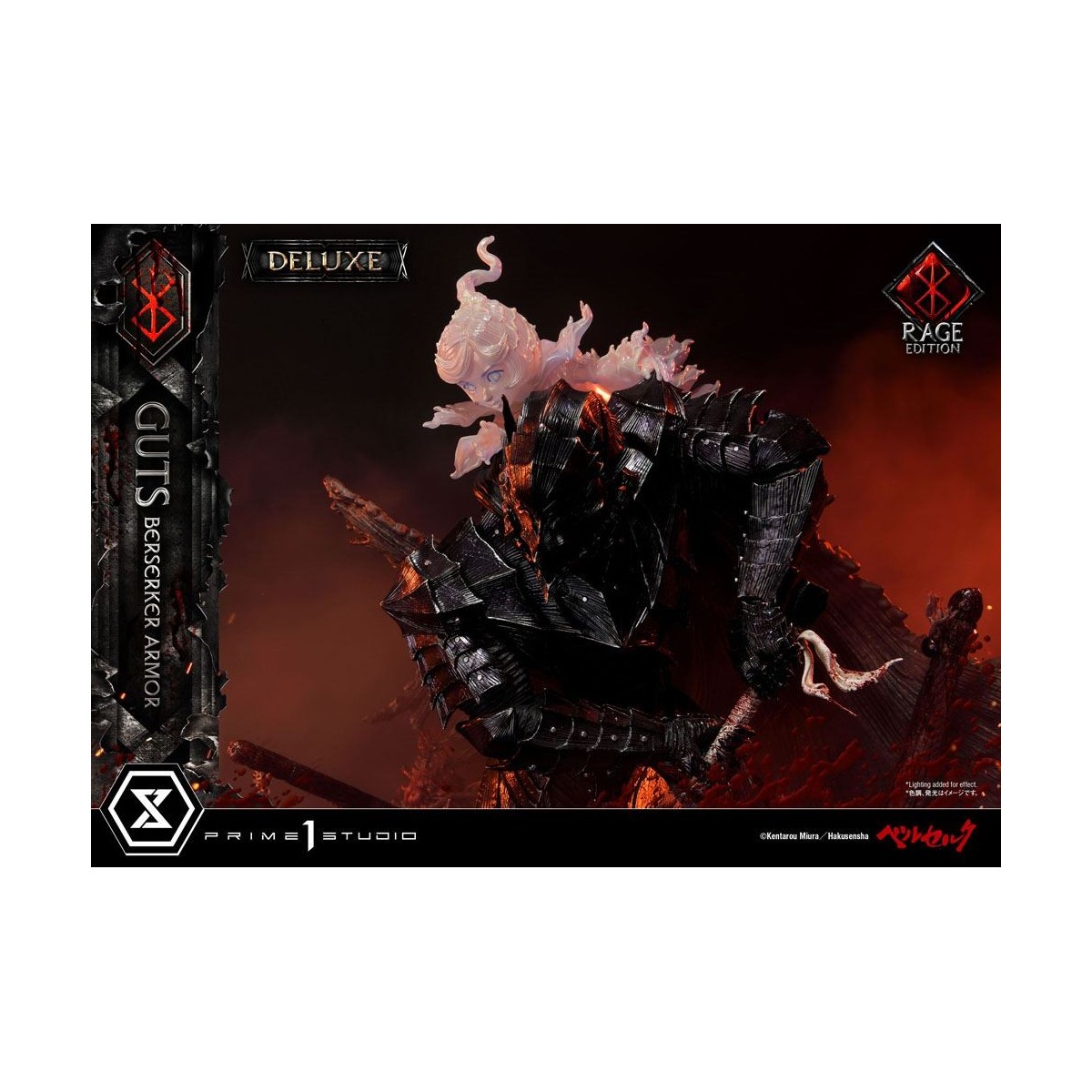 Prime 1 Studio Berserk - Armatura Berserker Guts "Rage Edition" 1/4 - Versione Deluxe